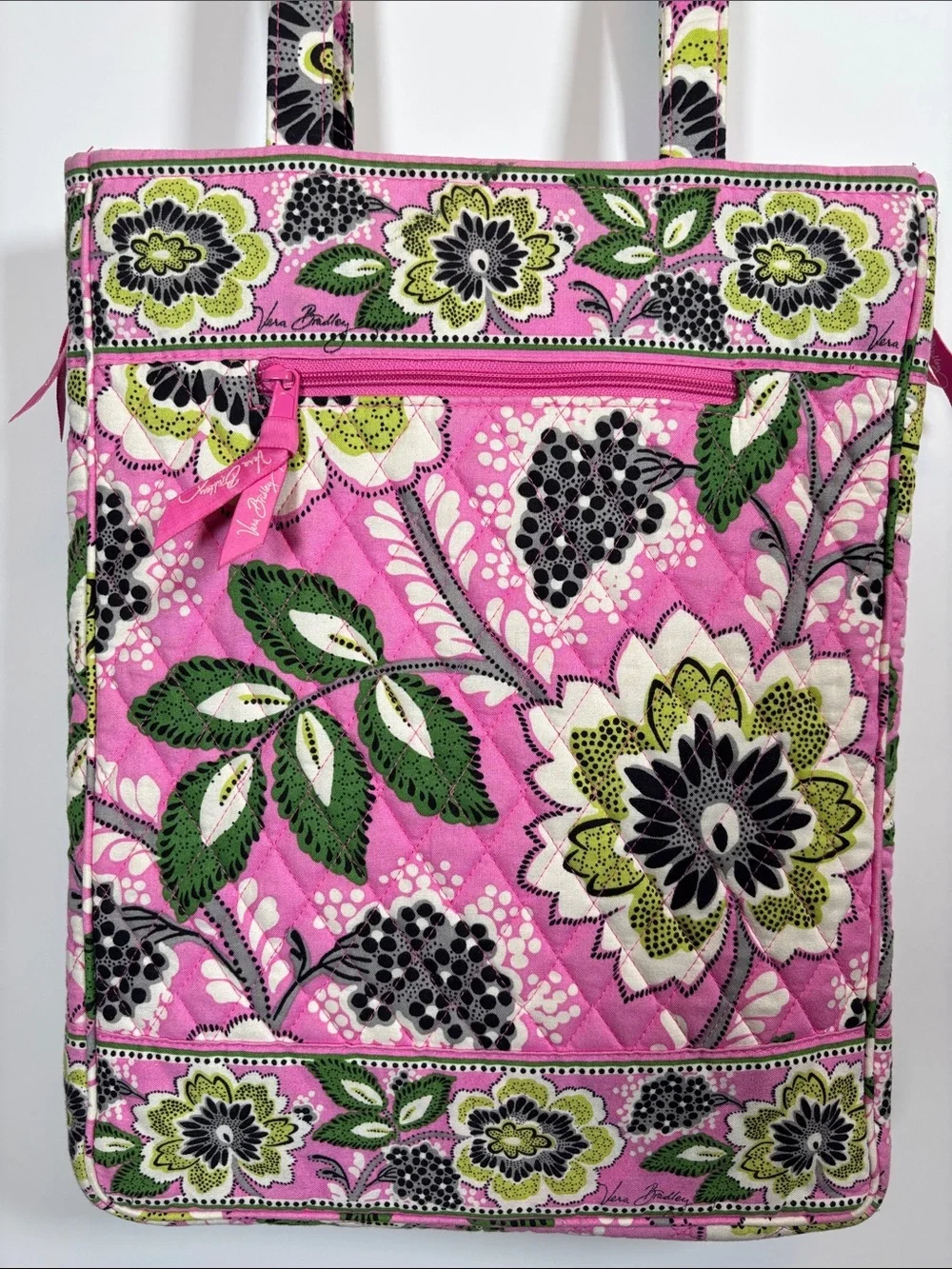 Vera Bradley Priscilla Checkpoint Friendly Laptop Travel Tote